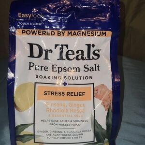 Dr Teal's Pure Epsom Salt, Stress Relief with Essential Oils, 3 lbs New Sealed